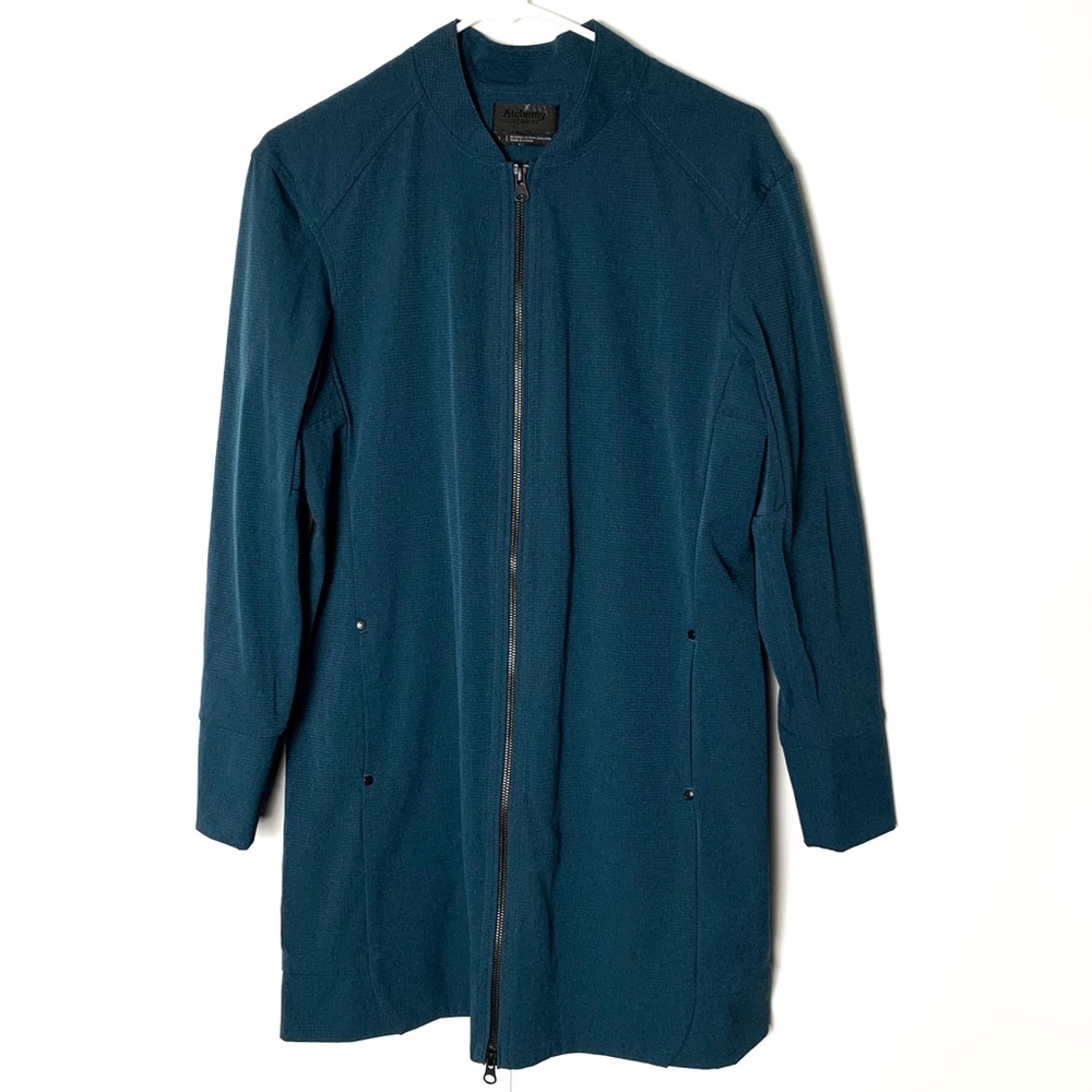 ALCHEMY EQUIPMENT Women Blue LongLine Tech jacket